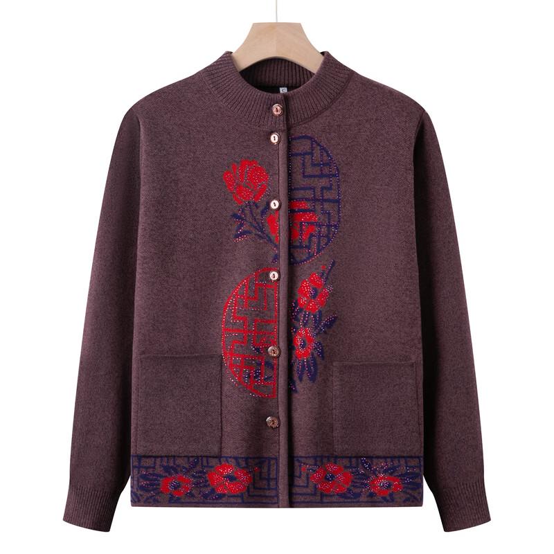 YUZHAOLIN Women's Fleece-Lined Knitted Cardigan