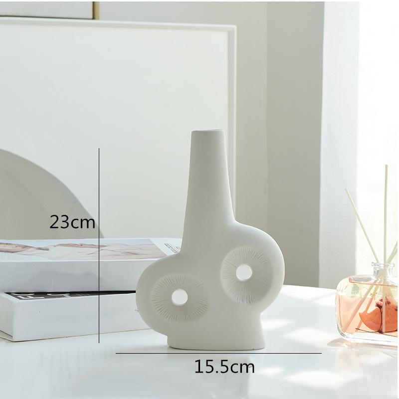 Irregular Rockery Hollow Coral Abstract Ceramic Ornaments Ceramic Vase Flower Arrangement Crafts Ornaments Vases Pots Decor