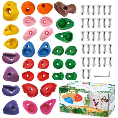 Outdoor Climbing Rock Set Indoor Playground Climbing Wall Rock Points Home Stands Climbing Toys