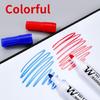 10Pcs Erasable Whiteboard Marker 2.0mm Line Width Marker Water Based Inks Quick Drying for Office Black Redness Or Blue