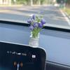 Mini-Auto-Dekoration, Ornamente, Babysbreath, Jasmin-Vase, Glasvase, Mikro-Landschaft, Kaninchen, Auto-Innendekoration, Konsole