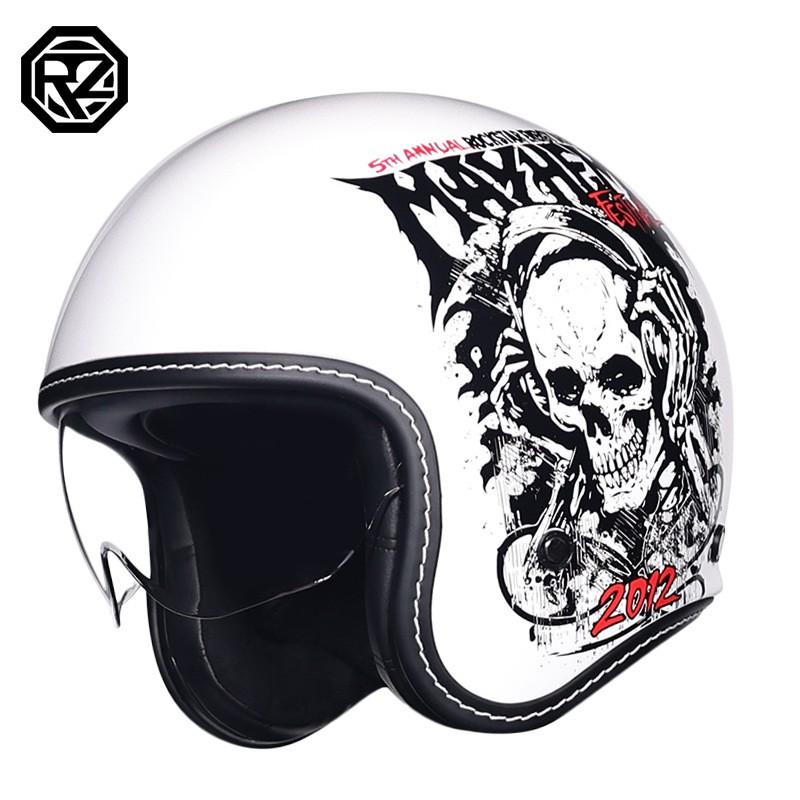 ABS 3/4 Motorcycle Helmet Adults Unisex Full Face Protection Half Scooter Commute Safety