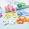 Kleine farbige Blumen Schlüsselanhänger Anhänger Pinkycolor Tasche Anhänger für Frauen Ins Stil Kette