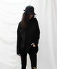 Deumakeu Men'S & Women'S Oversized Layered Plain T-Shirt Black