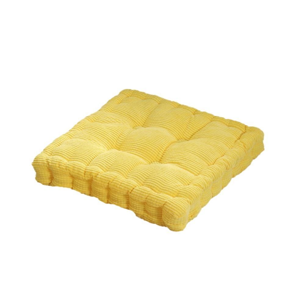 Solid Color Tufted Seat Cushion Thickened Sofa Cushion Durable Chair Mat  Office