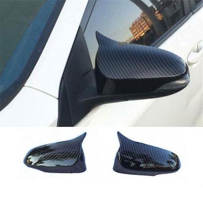 Carbon Fiber Look Ox Horn Rear View Mirror Cover Trim For Toyota Camry 2012-2017