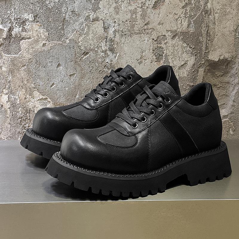 Summer new derby heightening British style small leather shoes platform student casual shoes