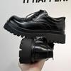 Fashion High Quality Platform Derby Shoes for Men British Port Style Casual Leather Shoes Fashionable Premium Shoes Men Leather Original