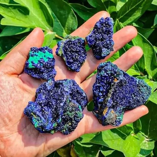 Natural Azurite Malachite Mineral Specimen (Raw) 1 piece