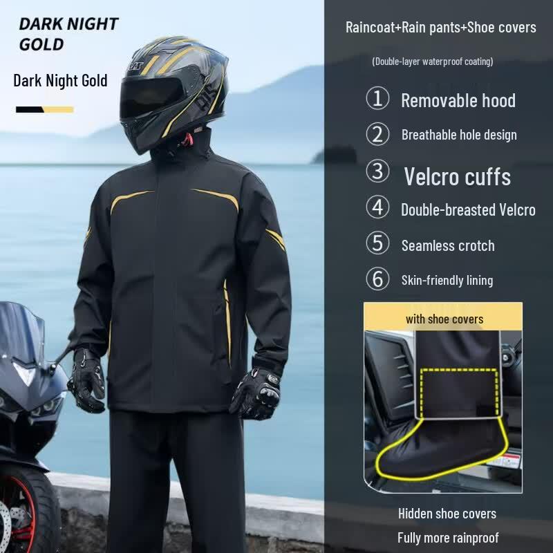 Adult Reflective Split Rain Suit