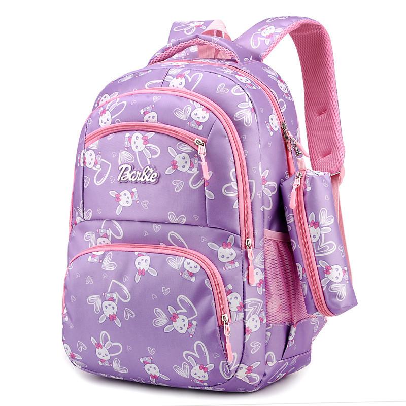 Children Rabbit Pattern Backpack Large Capacity Wear Resistant Schoolbag Student