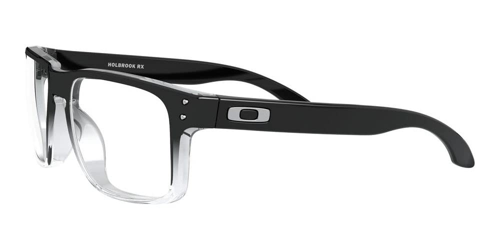 OX8156 HOLBROOK RX POLISHED BLACK CLEAR FADE