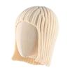Warm And Soft Beanies Designed With Wig Feature And EarFlaps Perfect For Outdoor And Casual Use