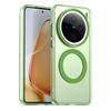 Candy Color Translucent Shockproof Phone Case For VIVO X200 Pro Mini Magnetic Wireless Charging TPU Frame Plastic Back Cover