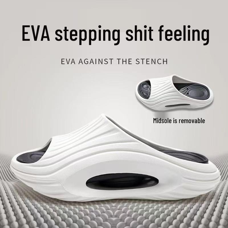 Men's Non-slip Air Cushion Summer Slippers - Comfortable, Odor-Free, Quiet EVA Material