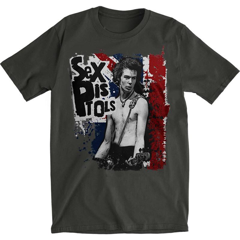 1980 Sex Pistols Band Lead Singer and Guitarist Punk Sid Vicious Retro Tshirt
