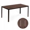 Garden Table 6-Person 156X78 Cm Polywood Terrace Furniture Brown