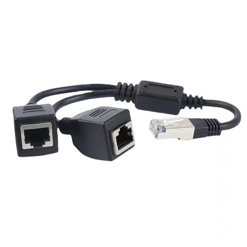 RJ45 Ethernet Splitter Adapter Extension Cable - 1 to 4 Network Connection- beperkte informatie