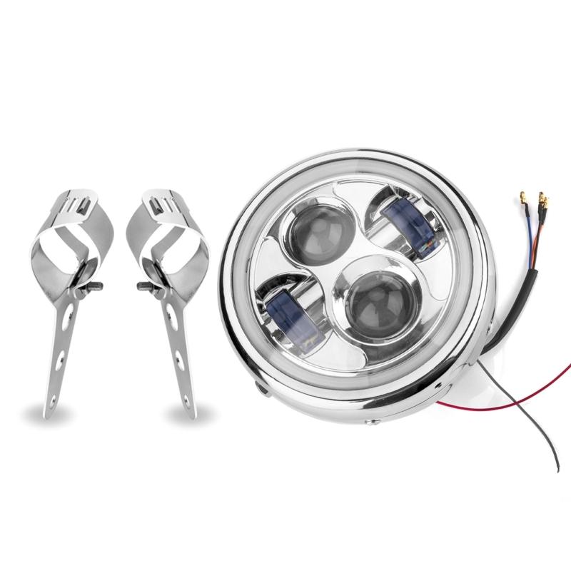 Universal Motorcycle Modification LED Headlight Driving Light 6.5inch Spotlight