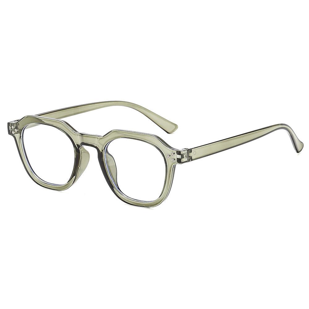

Vintage Hexagon Blue Light Blocking Glasses With Protection For Casual Outdoor Wear Style K