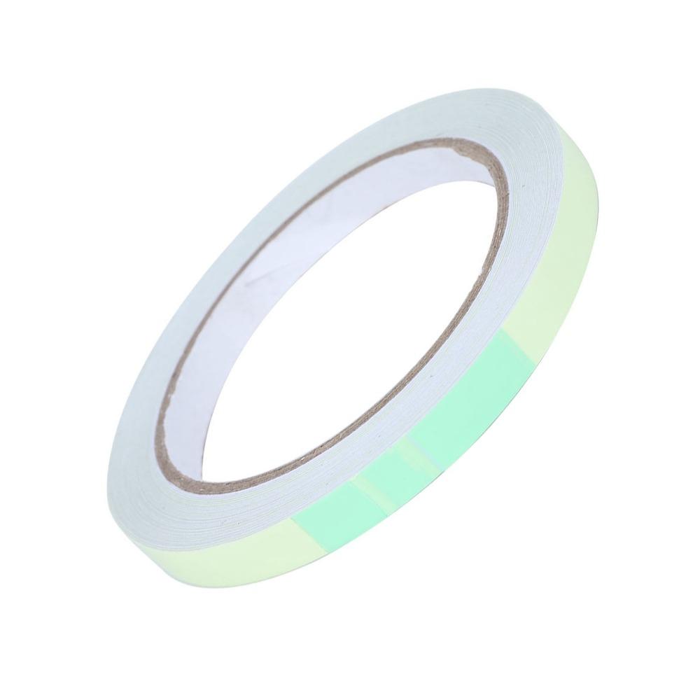 Safety Marker Green Adhesive Luminous Tape High Bright 10mmx10m Photoluminescent Tape Glow Strips Glow Dark Tape Egress Marker