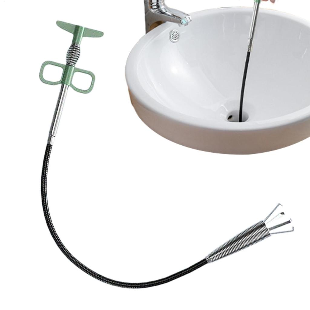 4-Claw Drain Snake Cleaning Tool Sewer Unclogging Supplies for  Bathtub Washbasin Toilet Kitchen Drain Cleaner