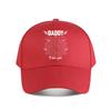 Daddy Memorial Canvas Wall Art Loving Quote Wings Heart Baseball Cap Fashion Unisex Sunhat Womens Outdoor Sports