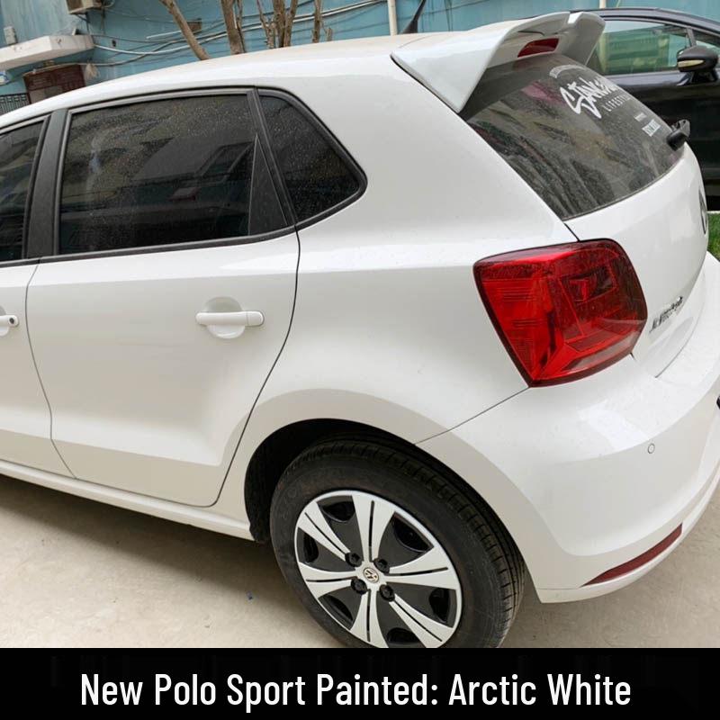 Compatible Rear Spoiler for Polo 06-21 Models: 19 Polo No-Drill Top Tail Modification