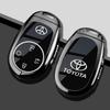 ABU3   Zinc Alloy Leather Car Key Case Cover for Toyota bZ3X Bózhì 3X Platinum 3X 2025 Air_Pro_max Interior Keychain Accessories