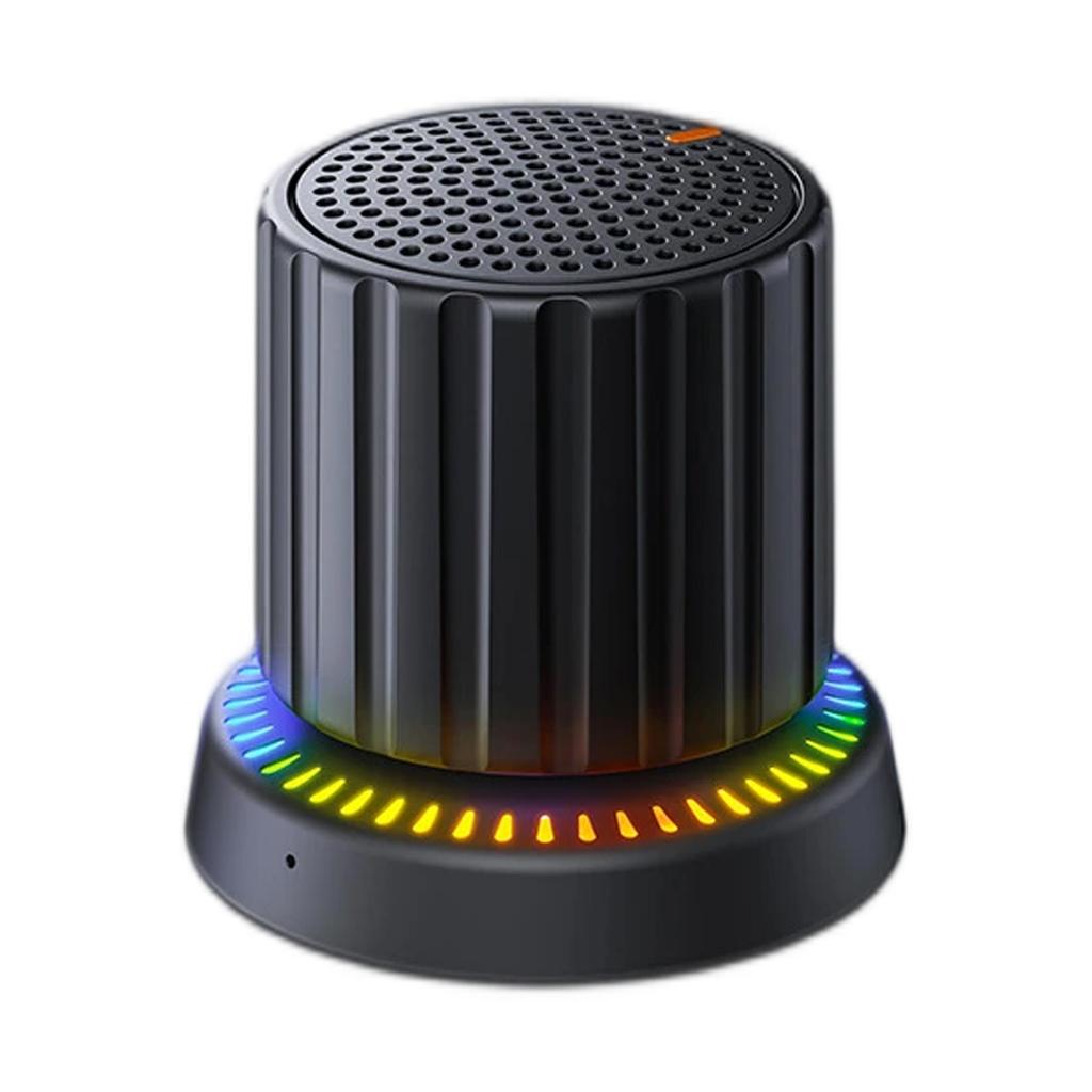 Magnetic Water Proof Bluetooth Speaker With Lighting,small Wireless Speaker ,volume Knob & 360° Sound. Portable For Home, Outdoors & Bathroom