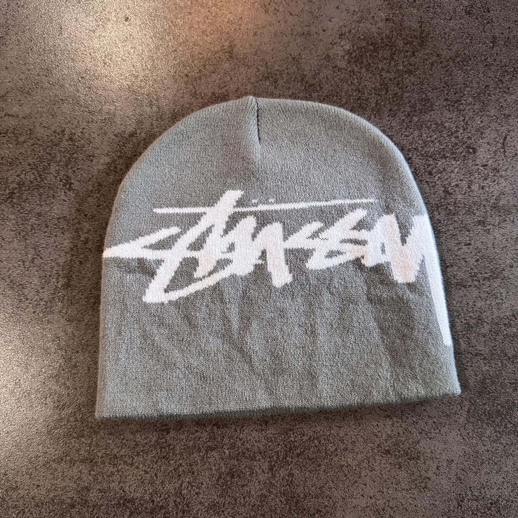 Letter Color Solid Pattern Neutral Casual Warm Knitted Hat For Autumn And Winter