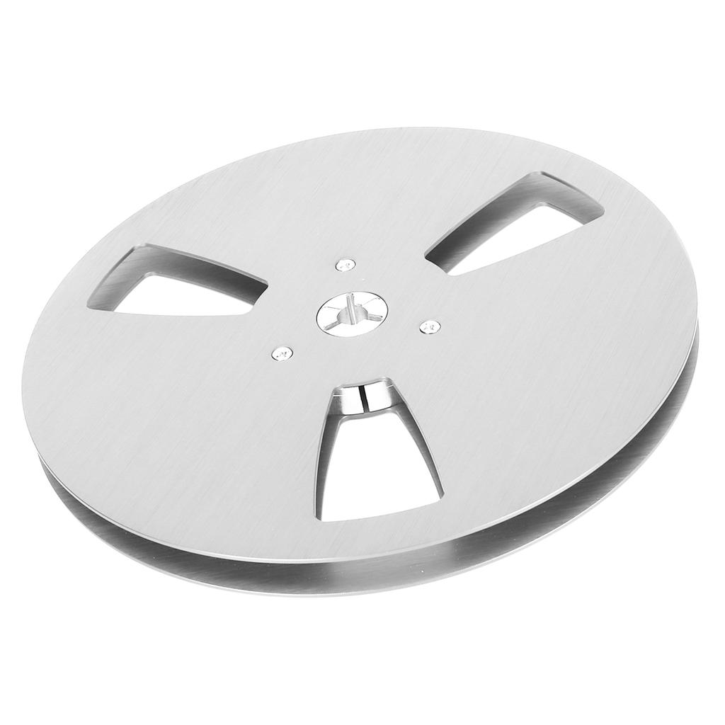 1 4 7 Inch Empty Tape Reel Aluminum Alloy 3 Hole Opening Machine Part Opener Empty Plate for TEAC Silver