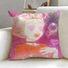 anime Witch Watch2 Cushion Cover Soft  EasyWash Pillow Case  Versatile for Couch Bed Travel and Office