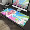 Gaming-Zubehör Mauspads Oshi No Ko Hoshino Ai Computertastatur Teppich Kawaii Mädchen Verriegelungskante Gummi Ästhetik Schreibtischunterlagen