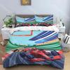R-racing Graphics Fashion Trendy Print Three-piece Suitable For Kids Or Adults Quilt Cover Pillowcase Bedding Set Birthday