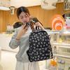 1 Pieza Ligera Estilo Japonés Mochila Escolar para Estudiantes Mochila con Lazo de Nylon Bolsa de Almacenamiento Mochila de Hombro de Gran Capacidad para Adolescentes