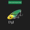 1Pcs 3.5-15G Metal Spinner Fishing Bait Vib Spoon Fishing Lure Crankbait Bass Artificial Hard Baits Cicada Vib Fishing Tackle