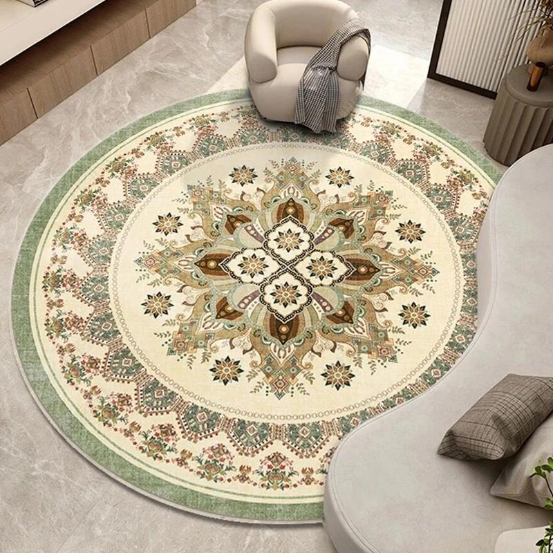 Round Carpet High Sense Ethnic Wave Bohemian Mandala Living Room Bedroom Rocking Chair Floor Mat
