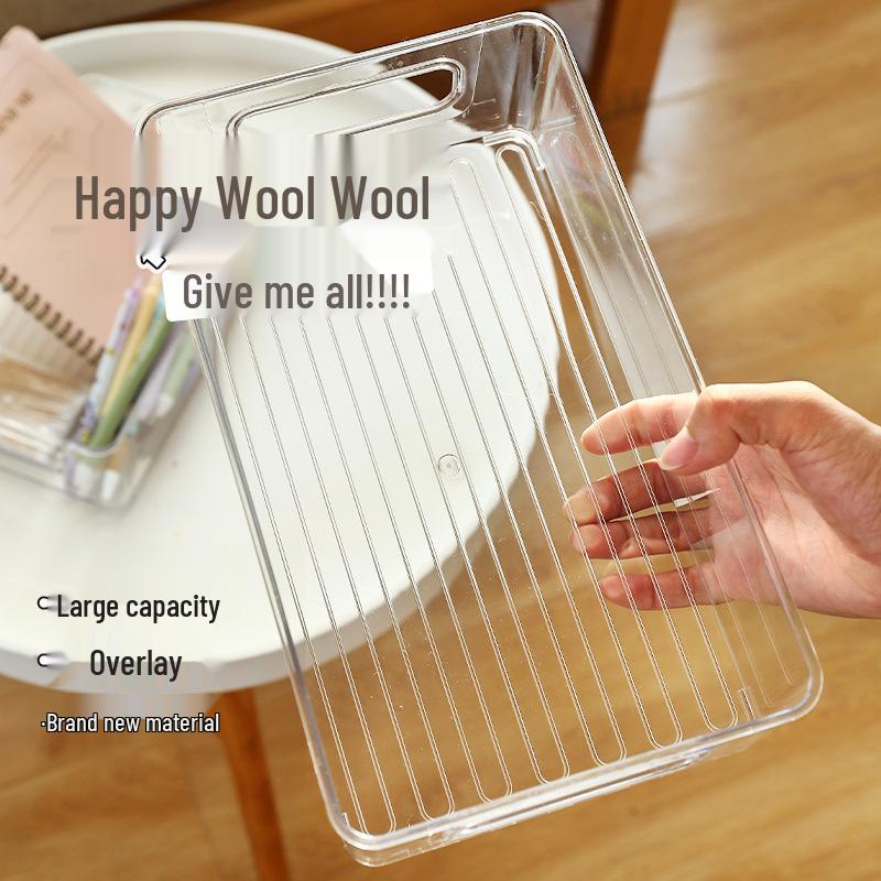 Acrylic Desktop Storage Box for Snacks, Skincare, Sundries, and Cosmetics