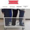 Silent Folding Hand Truck for Cargo, Express Delivery, and Warehouse Use