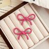 4Pcs Girl Hairpins Korean Style Dot Design Bow Shape Hair Clips Stable Non-slip Side Bang Hair Pins Hair Accessories