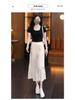 Ice Silk Women's High Waist Wide Leg Skirt Pants - 2026 Summer Slimming, Loose, and Thin Style