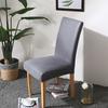1/2/4/6 ks Vodotěsný PU potah na jídelní židli Jednobarevné ochranné potahy na natahovací židle pro ochablý obývací pokoj