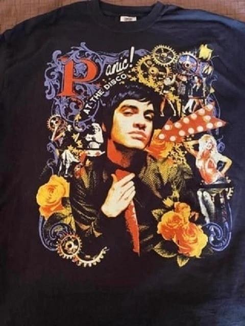Panic At The Disco Tour Merch 2025 size S5XL Reprint Unisex T-Shirt M