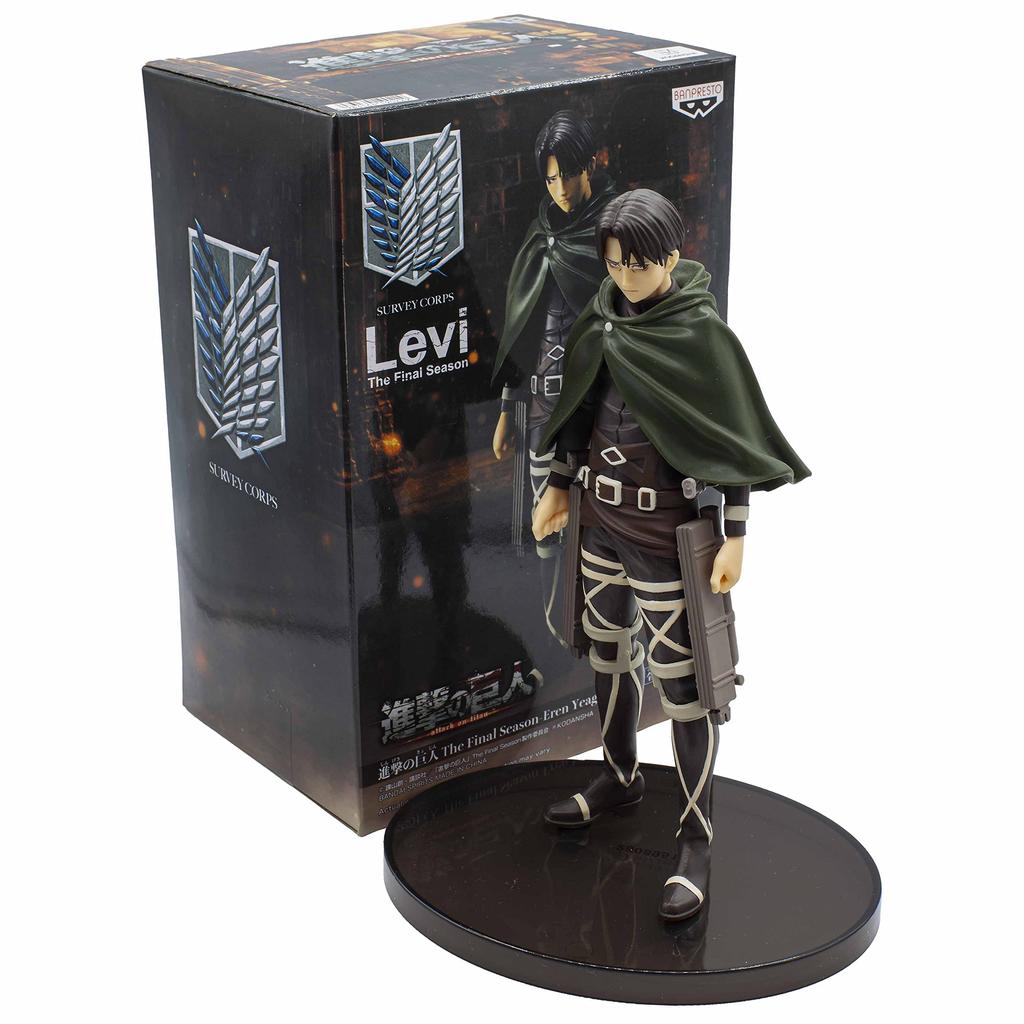 Banpresto Attack on Titan The Final Season Eren Yeager Levi Figure &