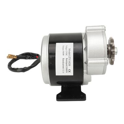 ZY1020 Electric Vehicle Geared Motor 12V 500W 11 Tooth Gear Reduction Motor for Off Road