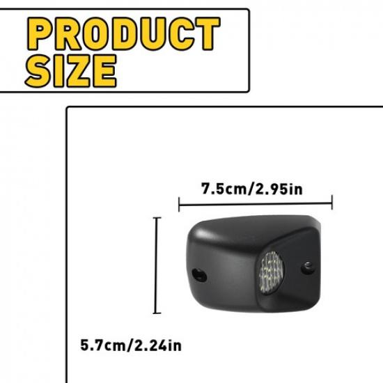 White Full License LED Plate Lights 6000K Lamp Set For Tacoma Toyota 1995-2004