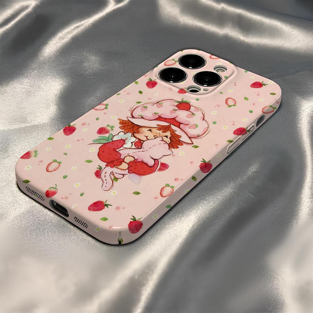 

S-Strawberry S-Shortcake Cute Phone Case For IPhone 16Promax 16 15 14 13 12 11 Pro Max Plus Tough Personalized Cover iPhone11Pro