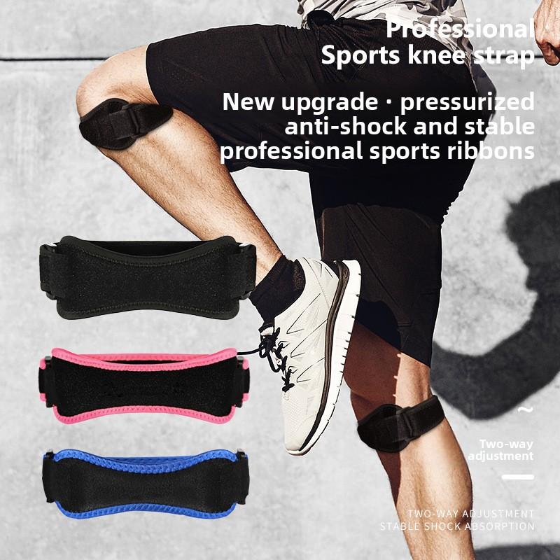 2 Pcs Premium Knee Patella Stabilizer Straps Adjustable Running Hiking Soccer Basketball Patellar Tendon