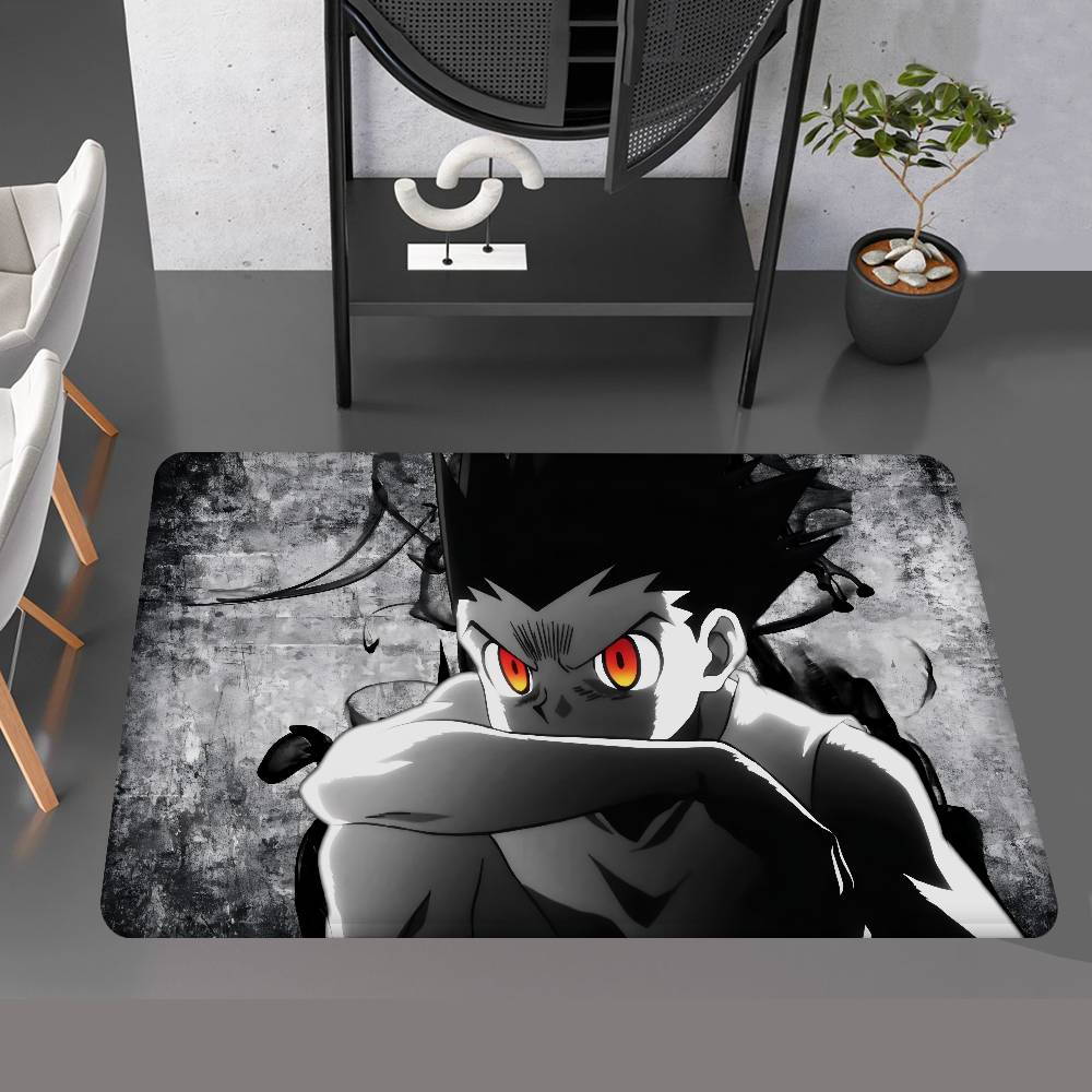 Fantasy Comic Hunter X Hunter Floor Mat Rectangle Anti-slip Home Soft Badmat Front Door Indoor Outdoor Mat Welcome Doormat